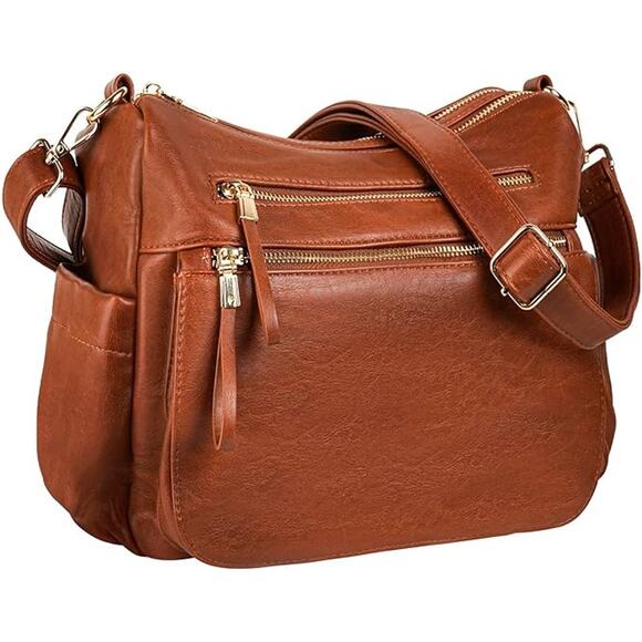 KOGTLA Handbags - Women's Crossbody Shoulder Bag Pockets Purse Handbag Satchel Hobo Messenger Bag